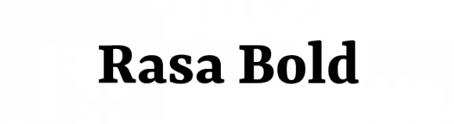 Rasa Bold  Fuentes Gratis Descargar