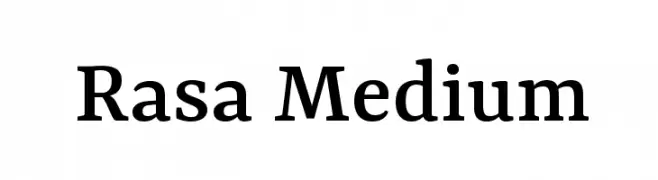 Rasa Medium  Fuentes Gratis Descargar