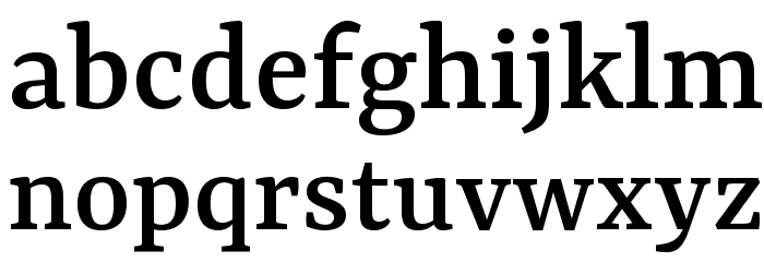 Rasa Medium Font LOWERCASE