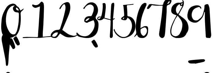 Rasberry Chip Font OTHER CHARS