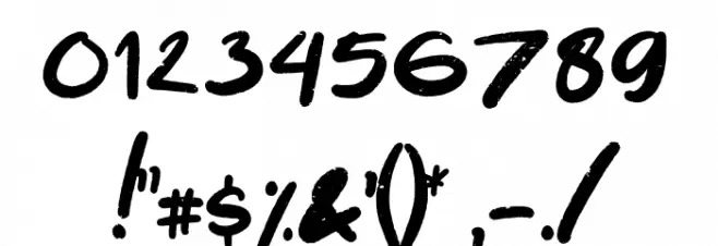 Rascall Font OTHER CHARS