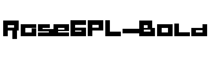 RaseGPL-Bold  免费字体下载