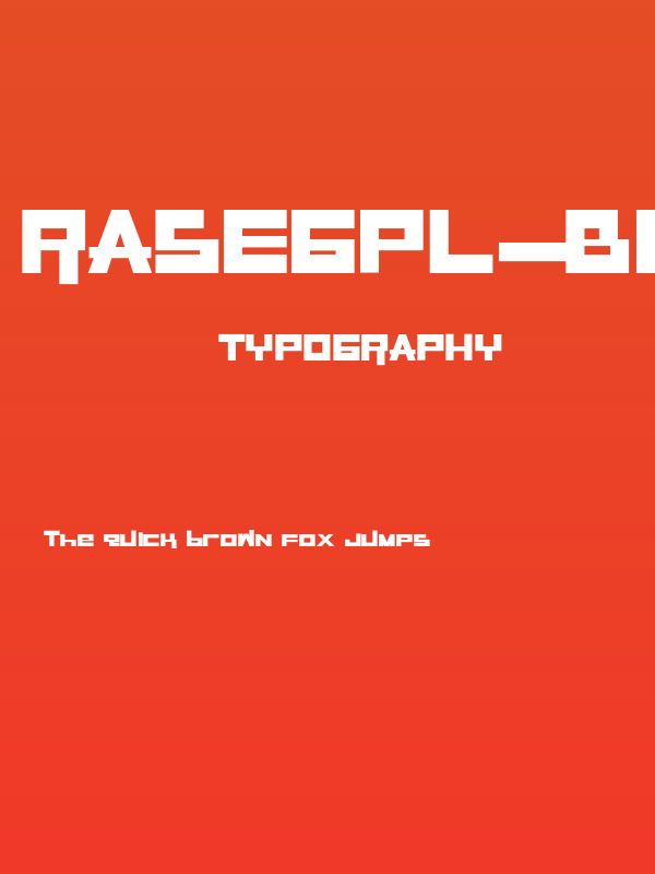 RaseGPL-Bold Poster