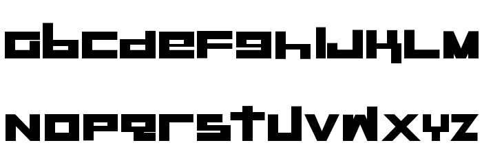 RaseGPL-Bold Font LOWERCASE