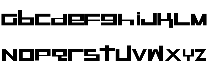 RaseGPL Font LOWERCASE
