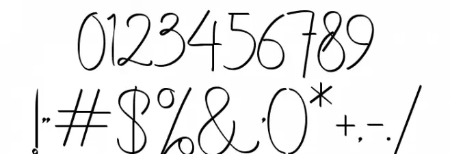 Rasendrya Font OTHER CHARS