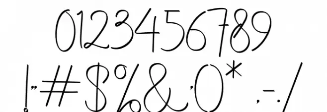 Rasendrya Font OTHER CHARS