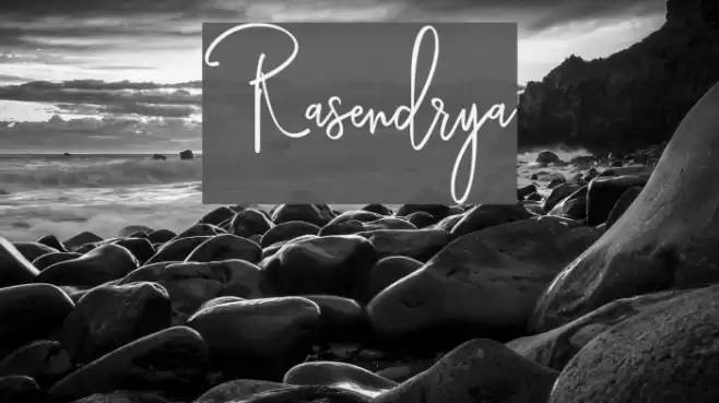 Rasendrya Font examples