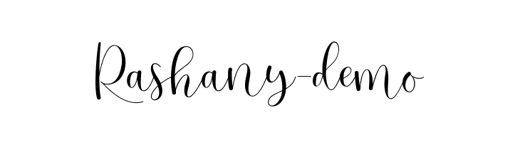 Rashany-demo  नि: शुल्क फ़ॉन्ट्स डाउनलोड
