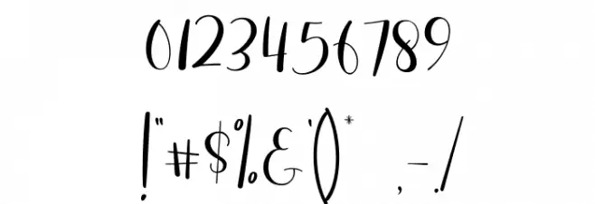 Rashany-demo Font OTHER CHARS