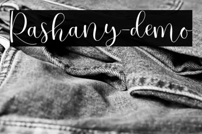 Rashany-demo Font examples