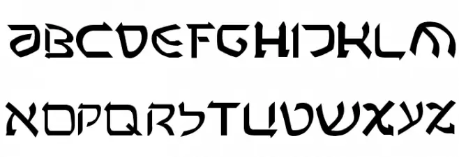 Rashela Font UPPERCASE
