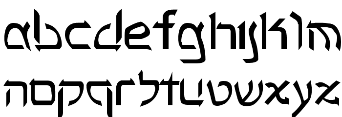 Rashela Font LOWERCASE