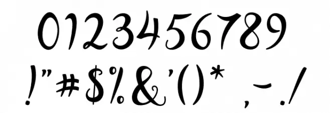 RashidaScript Font OTHER CHARS