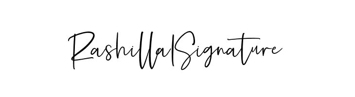 Rashilla | Signature  Free Fonts Download