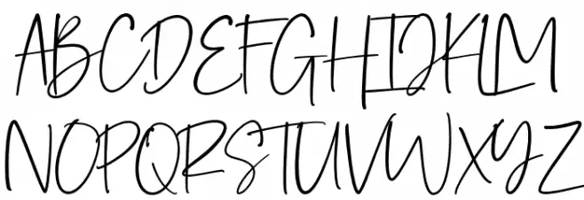 Rashilla | Signature Schriftart Groß