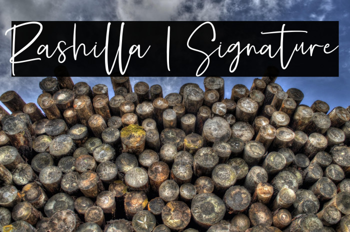 Rashilla | Signature Example 1
