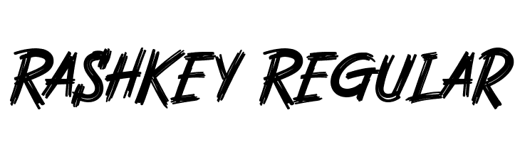 Rashkey Regular  Descarca Fonturi Gratis