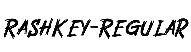Rashkey-Regular  Free Fonts Download