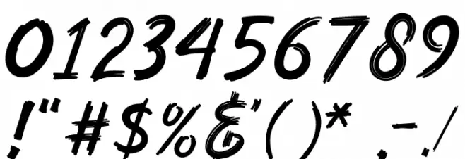 Rashkey-Regular Font OTHER CHARS