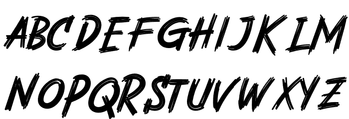 Rashkey-Regular Font LOWERCASE
