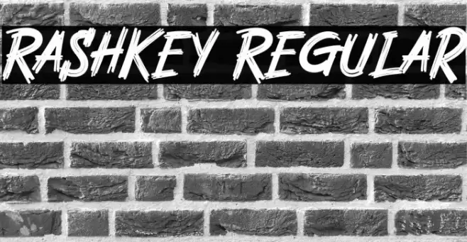 Rashkey Regular Font examples