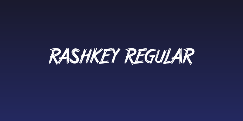 Rashkey Regular Social Header