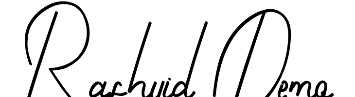 Rashyid Demo  font caratteri gratis
