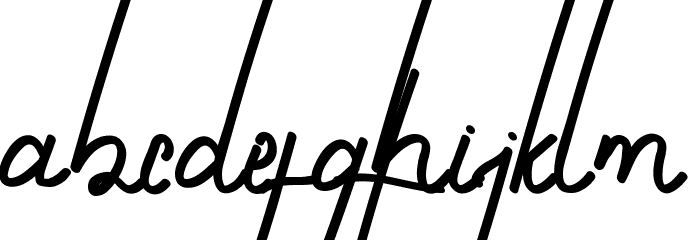 Rashyid Demo Font LOWERCASE