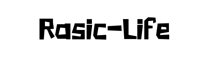 Rasic-Life  フリーフォントのダウンロード