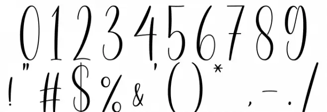 Rasida Font OTHER CHARS