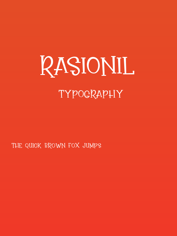 Rasionil Poster