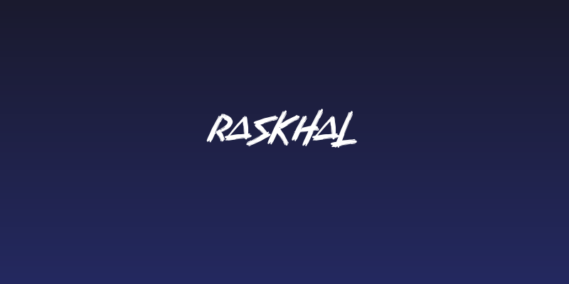 Raskhal Social Header
