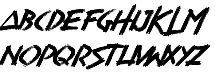 Raskhal Font LOWERCASE