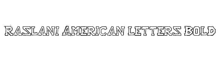 Raslani American letters Bold  baixar fontes gratis