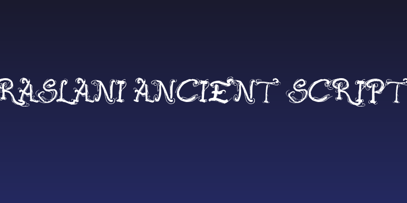 Raslani Ancient Script Social Header