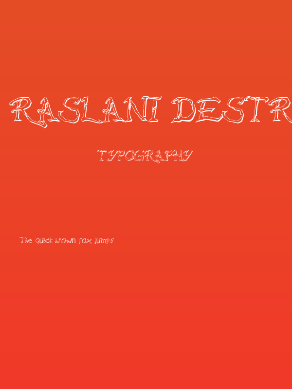 Raslani Destroyed Souls Poster