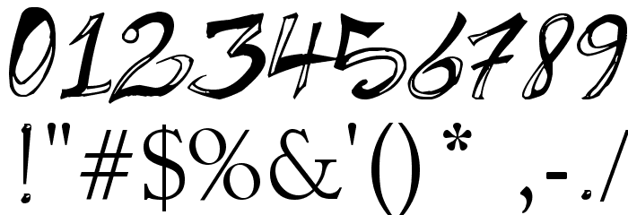 Raslani Hip Hop Font OTHER CHARS