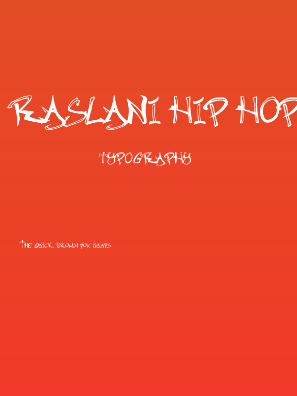 Raslani Hip Hop Poster