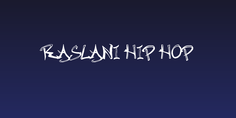 Raslani Hip Hop Social Header