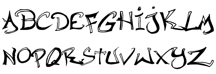Raslani Hip Hop Font LOWERCASE