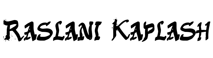 Raslani Kaplash  नि: शुल्क फ़ॉन्ट्स डाउनलोड