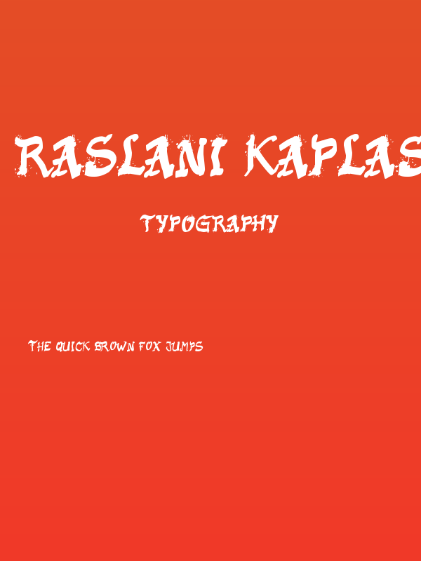 Raslani Kaplash Poster