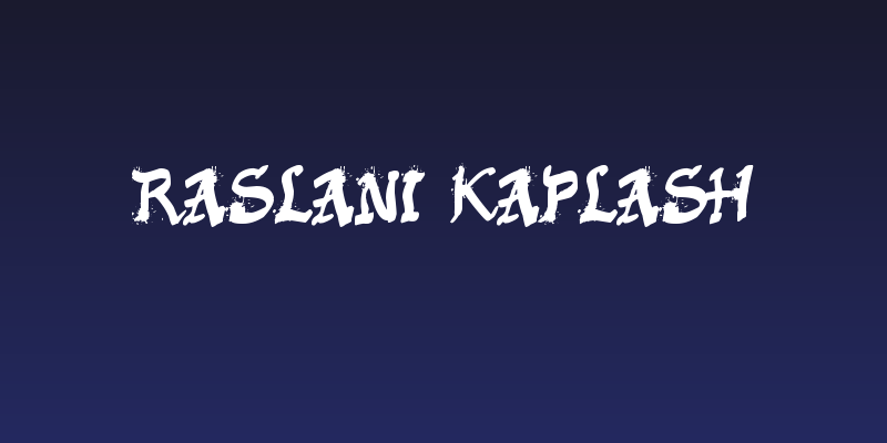 Raslani Kaplash Social Header