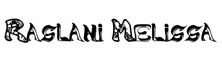 Raslani Melissa  font caratteri gratis