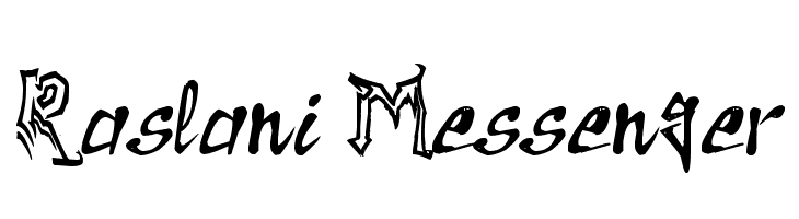 Raslani Messenger  Free Fonts Download
