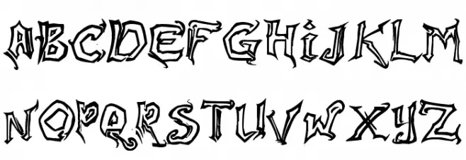 Raslani Messenger Font Litere mari