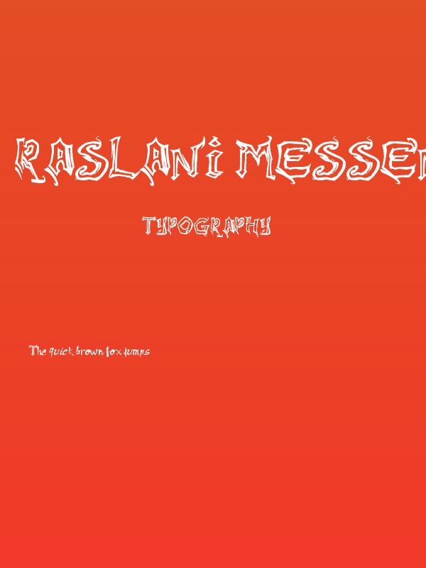 Raslani Messenger Poster