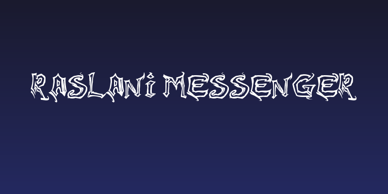 Raslani Messenger Social Header