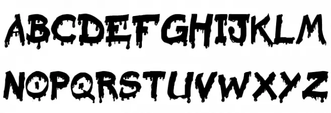 Raslani Sanguinar Kaeser Schriftart Groß